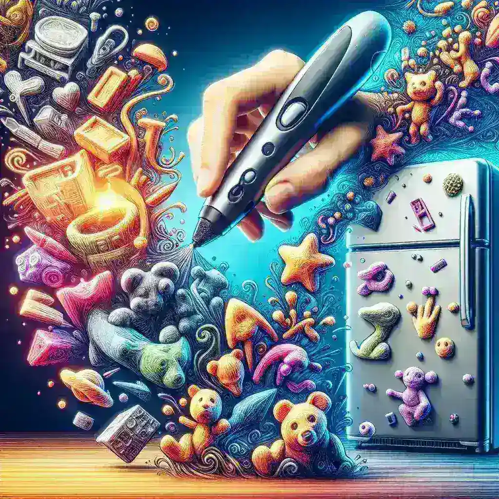 ¿Puedes diseñar imanes únicos para refrigeradores con un bolígrafo 3D?