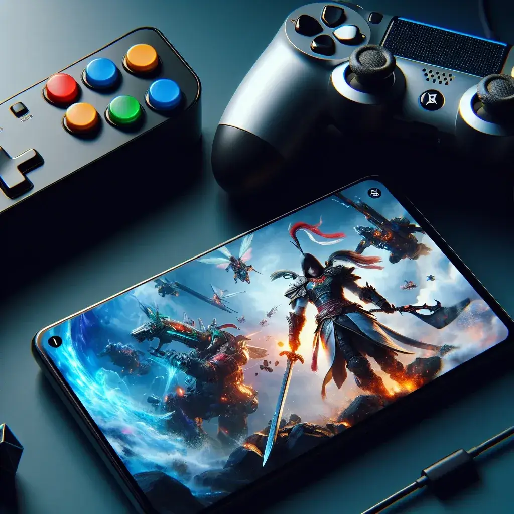 "Qualcomm Adreno 880 mobile graphics showcase demonstrating console-quality gaming performance on a smartphone."
