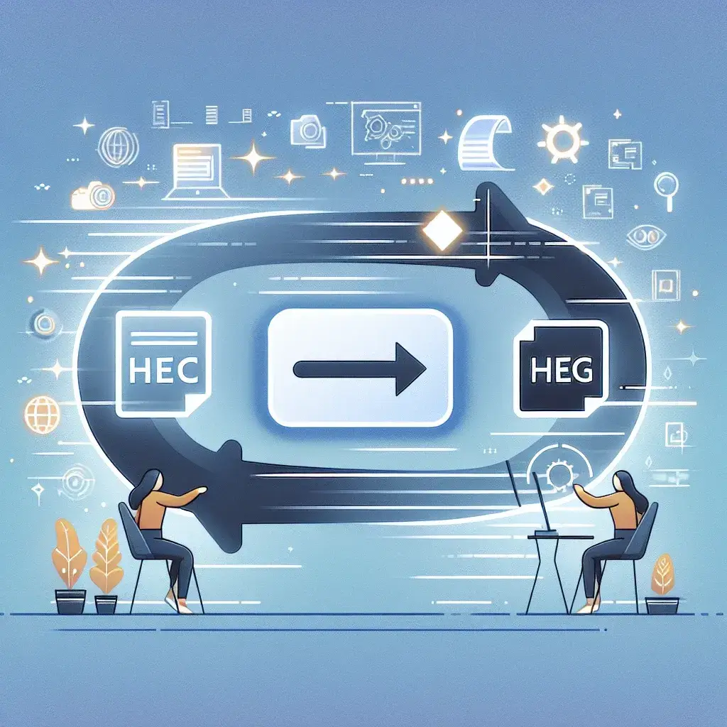 "HEIC to JPG image conversion process explained in the article 'HEIC a JPG: Solución Rápida Sin Software - Convierte Imágenes Online Gratis', showcasing a user-friendly online tool interface for free image conversion."